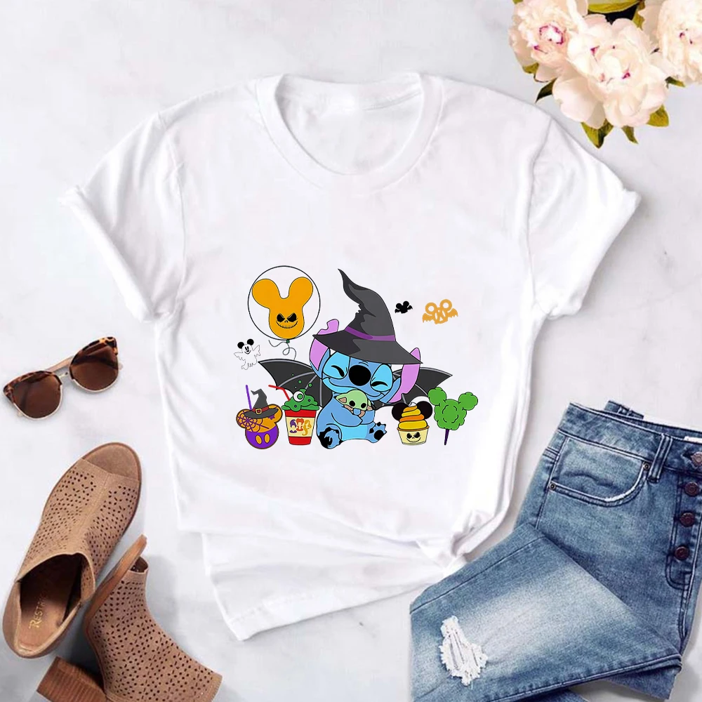 Kawaii Stitch Cartoon T-shirt Cute Fashion Style Disney Women Clothes France Trend Hot Sale T Shirt For Girls Free Shipping
Kawaii Stitch Cartoon T-shirt Cute Fashion Style Disney Women Clothes France Trend Hot Sale T Shirt For Girls Free Shipping