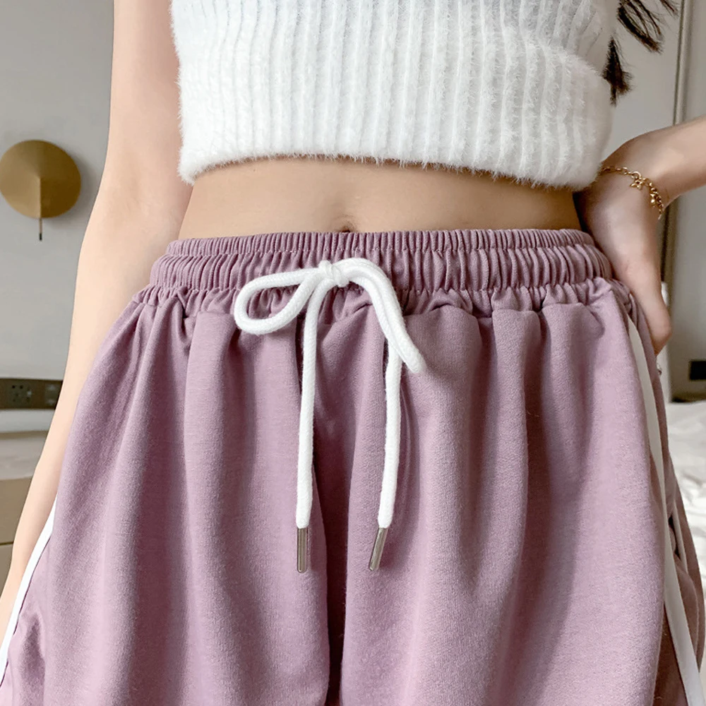 Women Cotton Seamless High Waist Yoga Shorts Gym Running Elasticity Loose Drawstring Strap Leggings Shorts Sports Sweatpants
Women Cotton Seamless High Waist Yoga Shorts Gym Running Elasticity Loose Drawstring Strap Leggings Shorts Sports Sweatpants
