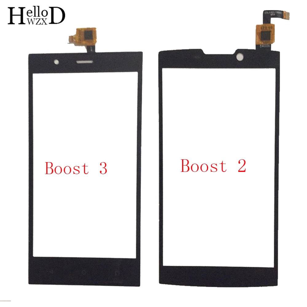 

Touch Screen Digitizer Panel For Highscreen Boost 2 Boost 3 Touch Screen Front Glass Lens Sensor TouchScreen 3M Glue Wipes