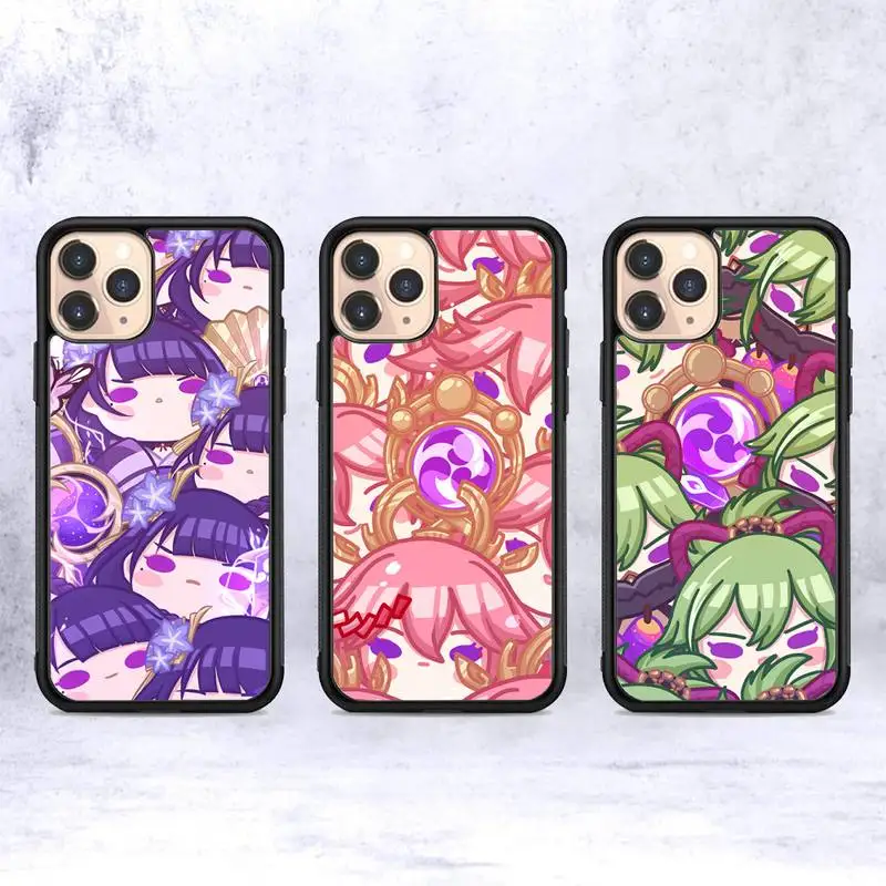 Cute Genshin Impact Phone Case Silicone PC+TPU Case for iPhone 11 12 13 Pro Max 8 7 6 Plus X SE XR Hard Fundas
Cute Genshin Impact Phone Case Silicone PC+TPU Case for iPhone 11 12 13 Pro Max 8 7 6 Plus X SE XR Hard Fundas