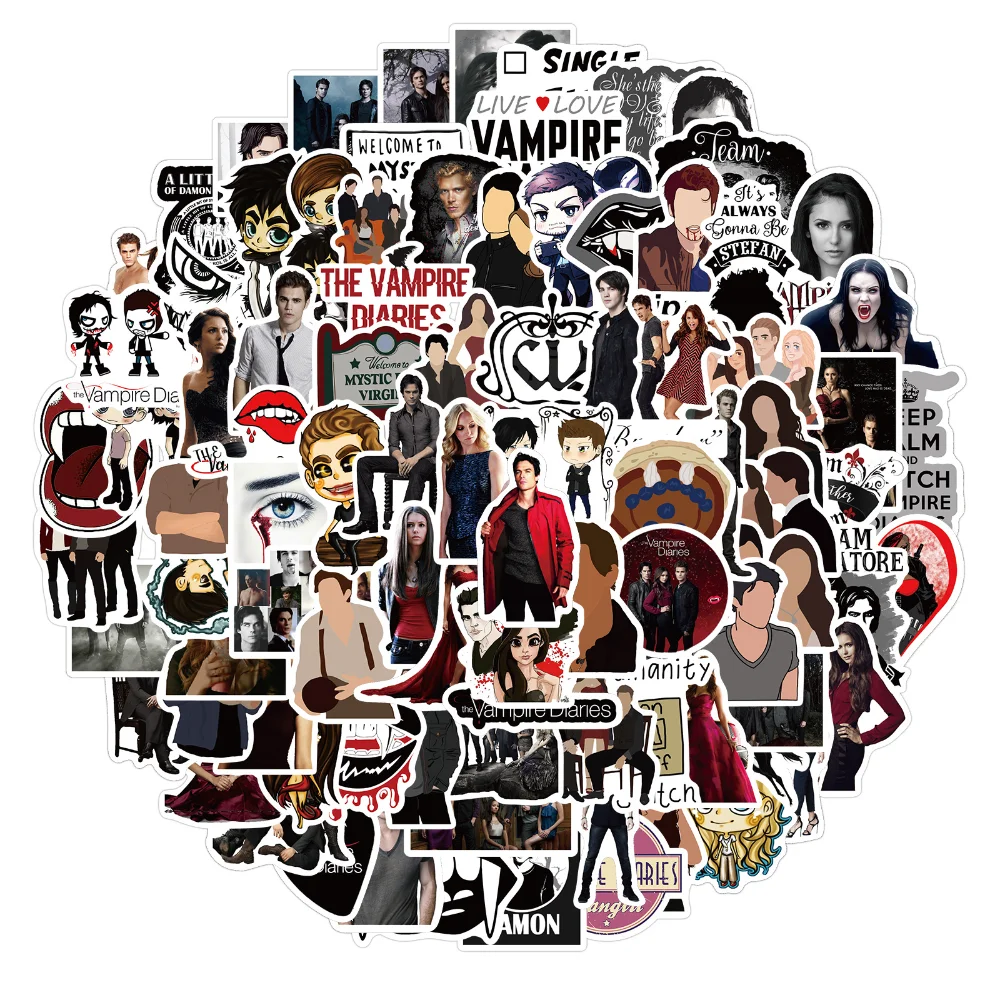 10/30/50/100pcs The Vampire Diaries TV Show Stickers Decal DIY Laptop Luggage Skateboard Guitar Notebook Phone Sticker Kids Toys
10/30/50/100pcs The Vampire Diaries TV Show Stickers Decal DIY Laptop Luggage Skateboard Guitar Notebook Phone Sticker Kids Toys