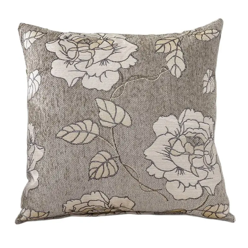 Beige Chenille Fashion Sofa Pillowcase Home Decorative Cushion Cover Floral Jacquard Pillow Cover
Beige Chenille Fashion Sofa Pillowcase Home Decorative Cushion Cover Floral Jacquard Pillow Cover