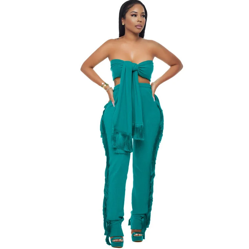 WUHE Elegant Bowknot Crop Top and Tassel Jogger Pants Women's Set Street Fashion Sweatshirt Tracksuit Two Piece Set Fall Outfits
WUHE Elegant Bowknot Crop Top and Tassel Jogger Pants Women's Set Street Fashion Sweatshirt Tracksuit Two Piece Set Fall Outfits