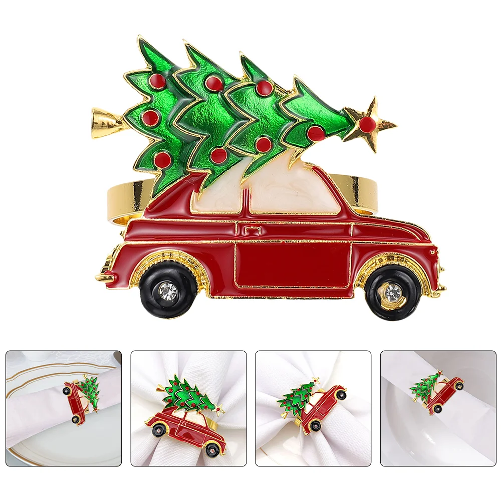 Napkin Rings Christmasbuckle Ring Serviette Holder Tree Metal Table Dinner Car Holders Holiday Winter Decor Decorative Truck Red
Napkin Rings Christmasbuckle Ring Serviette Holder Tree Metal Table Dinner Car Holders Holiday Winter Decor Decorative Truck Red
