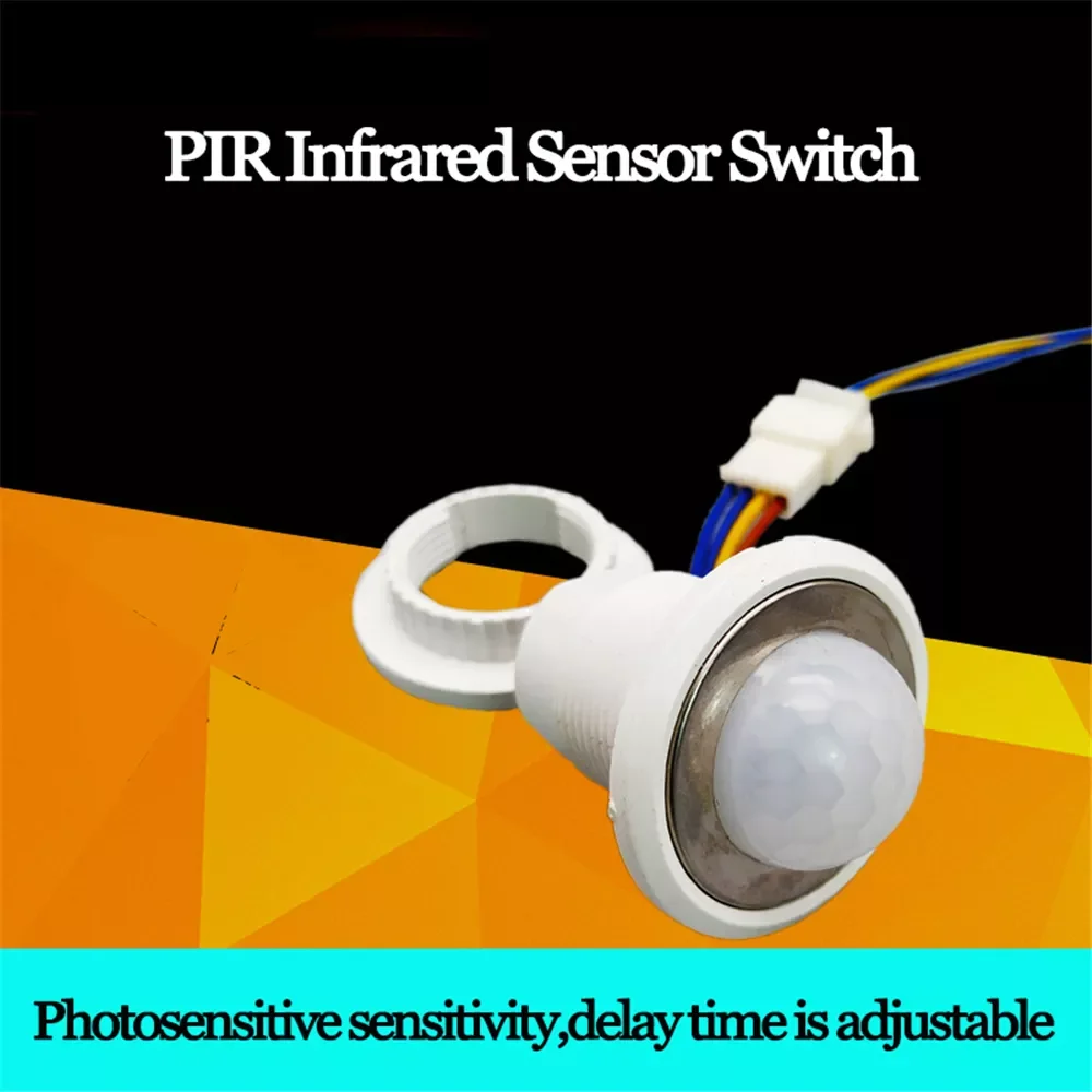 100-240V Adjustable Time Delay Mini Home Light Sensor LED PIR Infrared Motion Sensor Switch Mode Detector Light Switch
100-240V Adjustable Time Delay Mini Home Light Sensor LED PIR Infrared Motion Sensor Switch Mode Detector Light Switch
