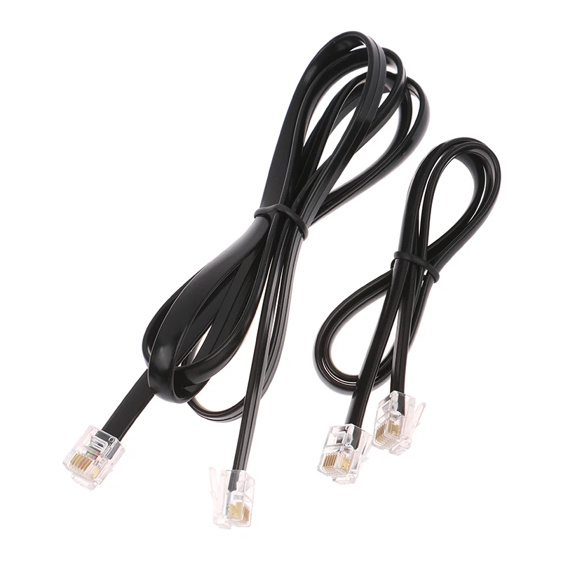 

0.5-5M RJ12 6P6C ST-4 Autoguide Camera Cable For Ioptron Auto Guide IEQ30 Ieq45 Kabel Crystal Head Telephone Jumper Flat Wire