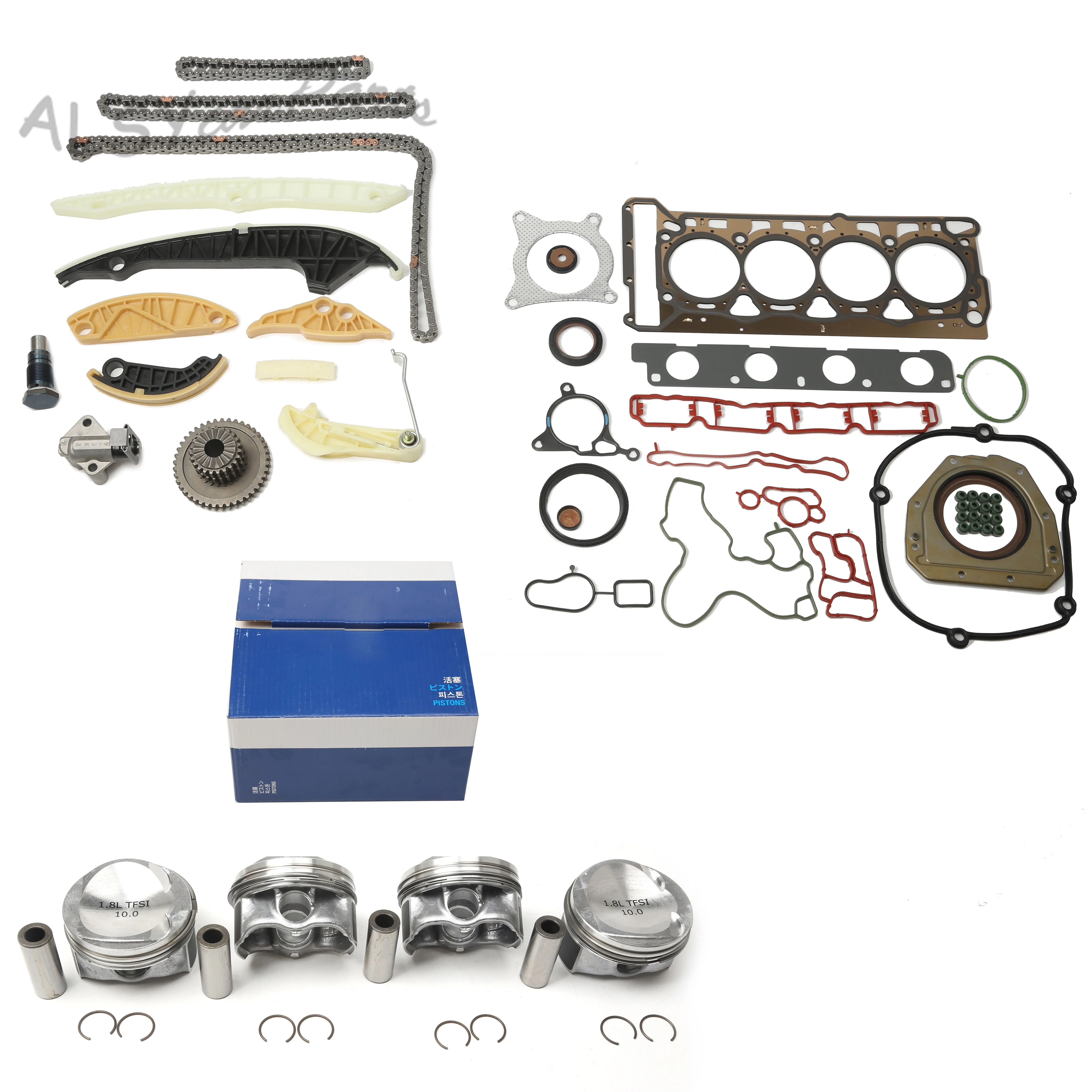 YMM Engine Rebuilding Piston Timing Chain Guide Rail Gasket Repair Kit For Audi A3 A4 VW Passat Golf Skoda 1.8TSI 06H107065BS 
YMM Engine Rebuilding Piston Timing Chain Guide Rail Gasket Repair Kit For Audi A3 A4 VW Passat Golf Skoda 1.8TSI 06H107065BS