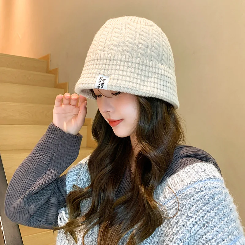 Women Winter Bucket Hat Warm Wool Cable Knit Fisherman Cap Casual Foldable Panama Hat Lady Outdoor Sunscreen Sun Cap
Women Winter Bucket Hat Warm Wool Cable Knit Fisherman Cap Casual Foldable Panama Hat Lady Outdoor Sunscreen Sun Cap