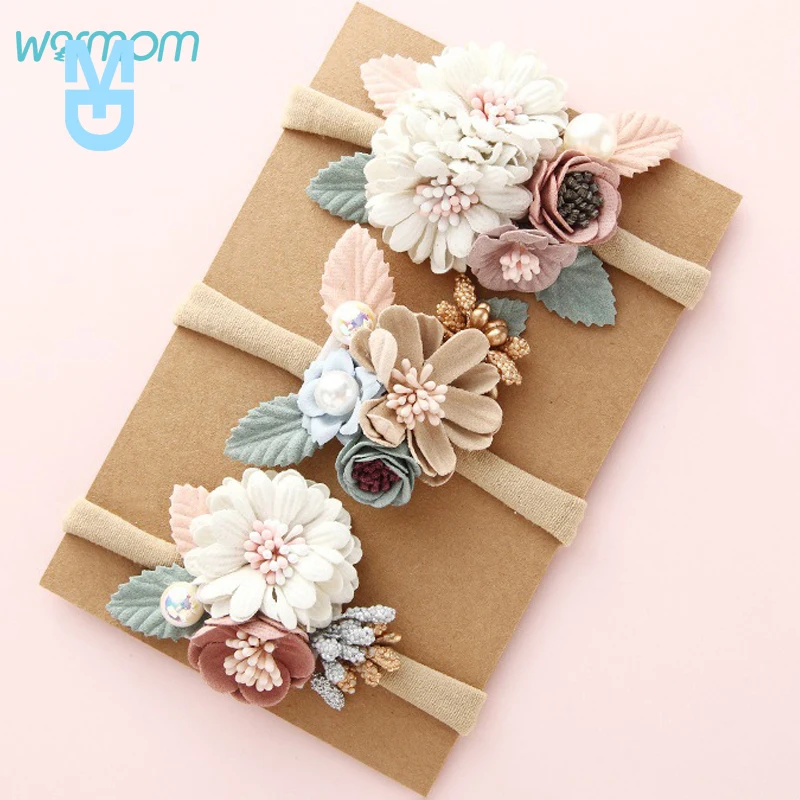 New Warmom Baby Girls Fashion Cute Headband Hair Accessories Newborn Infant Princess Flowers Floral Hair Band Kids Elastic Headw
New Warmom Baby Girls Fashion Cute Headband Hair Accessories Newborn Infant Princess Flowers Floral Hair Band Kids Elastic Headw