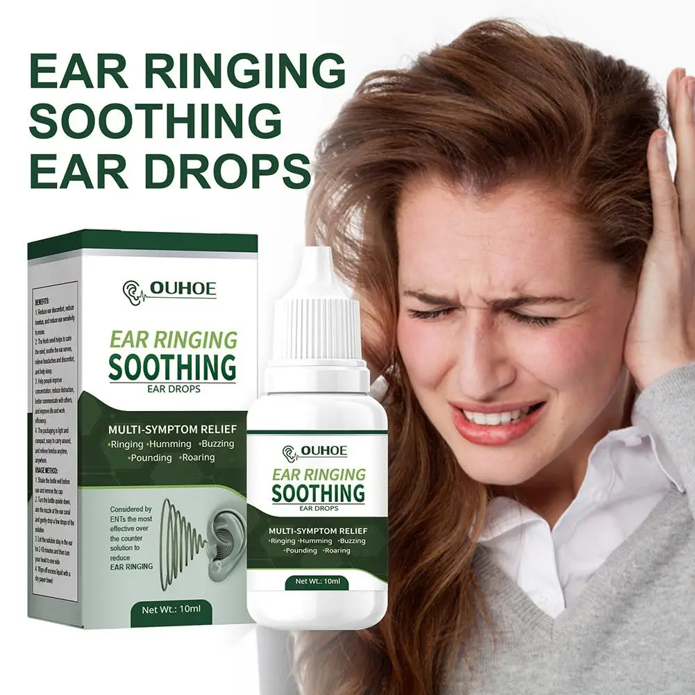2023 10ml EarClean Ear Ringing Remedy Drops Earache Eardrum To Relief Help Stop Health Ringing Helps With Ear B9G1 
2023 10ml EarClean Ear Ringing Remedy Drops Earache Eardrum To Relief Help Stop Health Ringing Helps With Ear B9G1