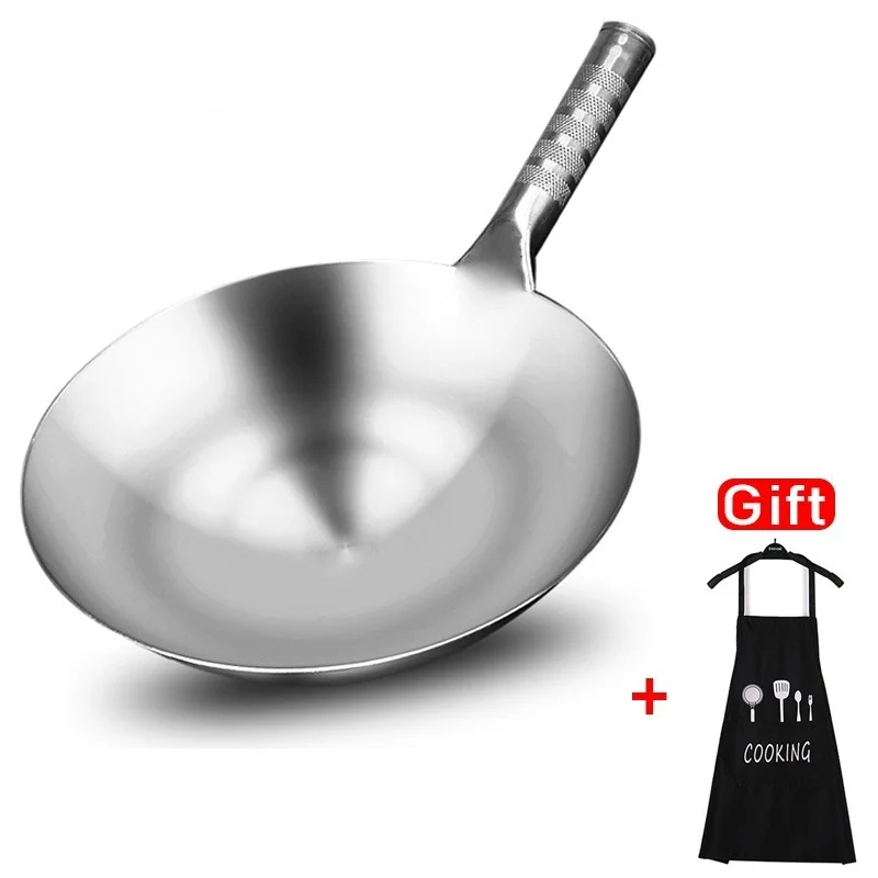 32cm Chinese Traditional Handmade Wok,Stainless Steel Non Stick Wok Pan, 1.8mm Thick No Rust Gas Wok Cooker Pan Cooking for Gift
32cm Chinese Traditional Handmade Wok,Stainless Steel Non Stick Wok Pan, 1.8mm Thick No Rust Gas Wok Cooker Pan Cooking for Gift