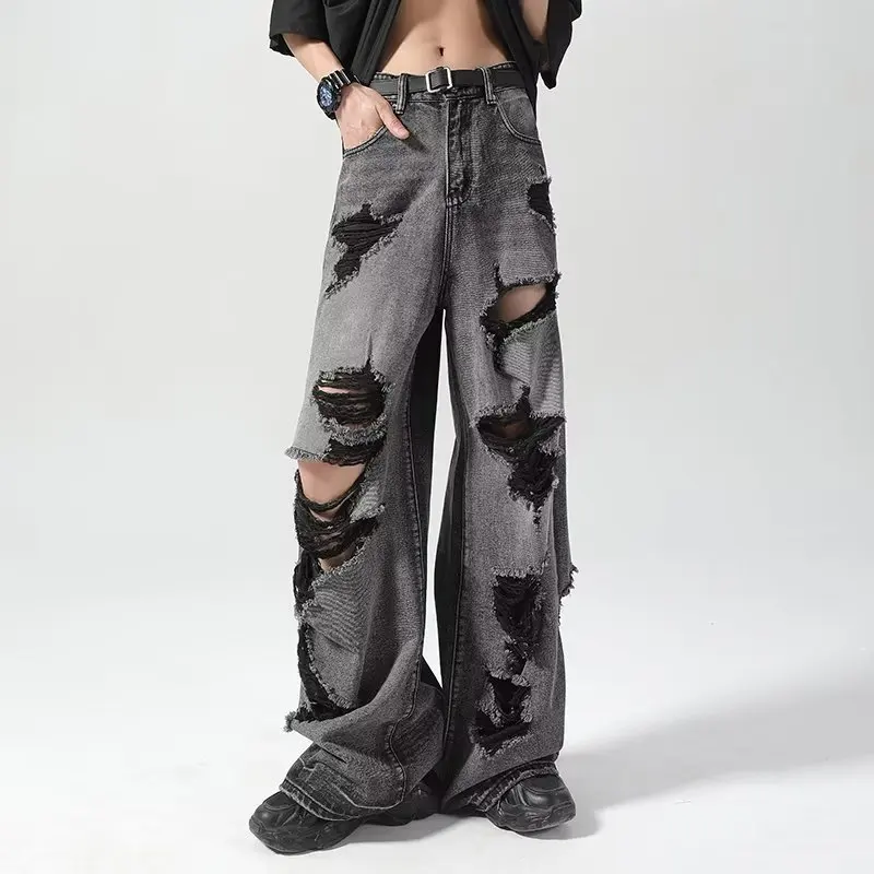 New 2023 samurai men's oversize pants high street fashion straight wide leg denim jeans pants
New 2023 samurai men's oversize pants high street fashion straight wide leg denim jeans pants