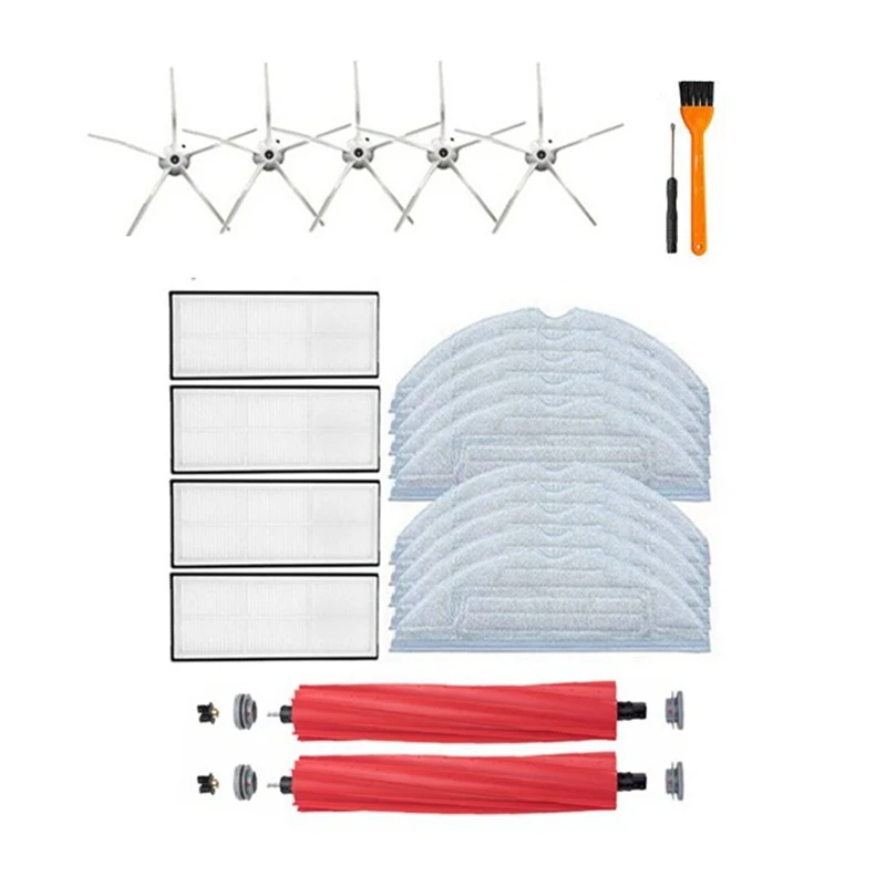 IG-23Pcs Запчасти для пылесоса, основная щетка, боковая щетка, Hepa фильтр, Швабра, ткань для Xiaomi Roborock S7 T7S T7S PLUS
IG-23Pcs Запчасти для пылесоса, основная щетка, боковая щетка, Hepa фильтр, Швабра, ткань для Xiaomi Roborock S7 T7S T7S PLUS