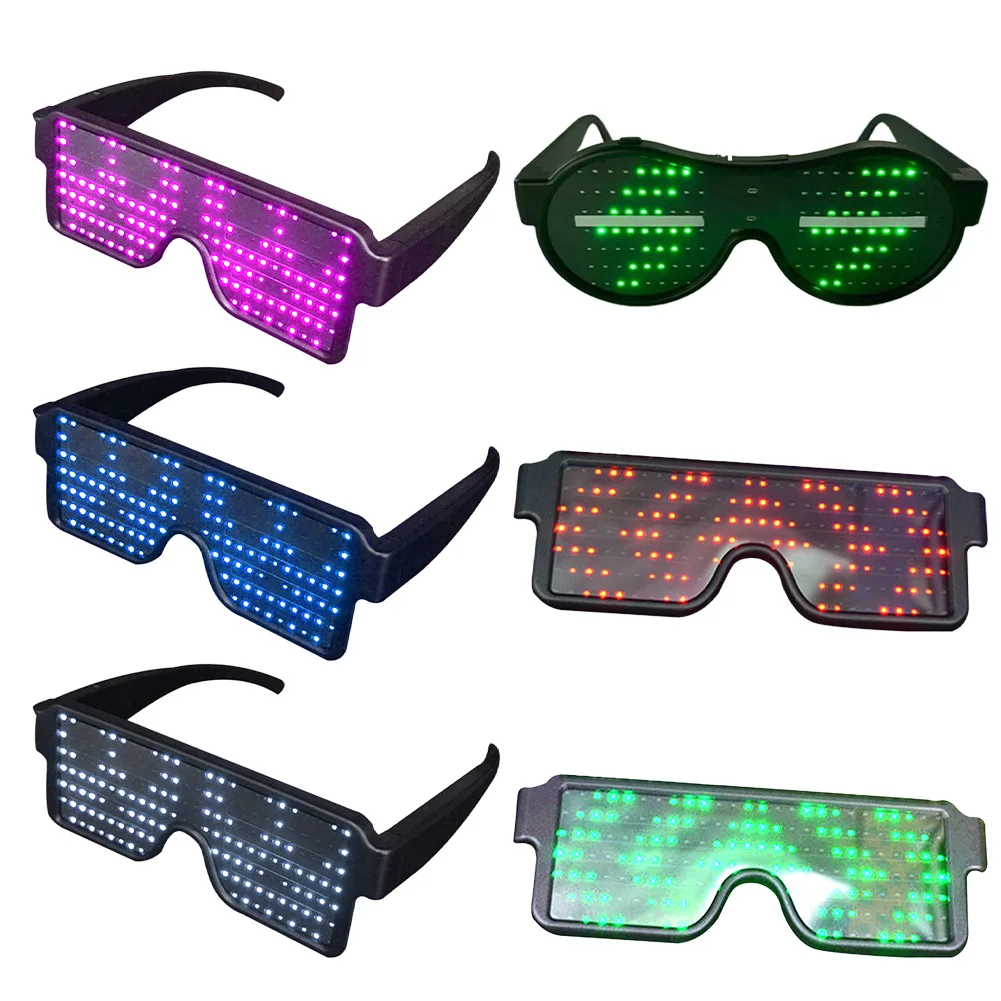 Lightweight Glowing Glasses With Nose Pads USB Rechargeable Photo Props Party Supplies For Halloween Christmas Birthday Party
Lightweight Glowing Glasses With Nose Pads USB Rechargeable Photo Props Party Supplies For Halloween Christmas Birthday Party