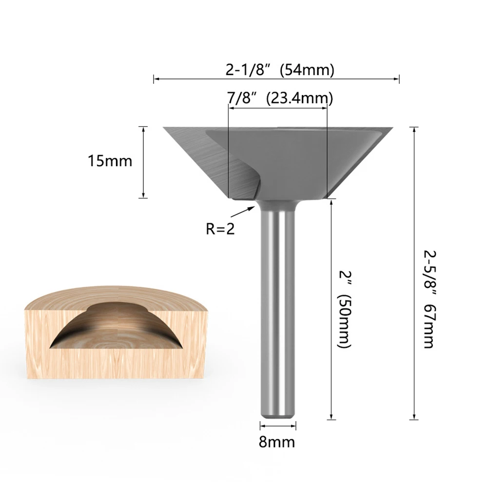 1pc 8mm Shank Dovetail Joint Bottom Cleaning Router Bit Dovetail Engraving Clean Bit Milling Cutter For Wood Woodworking Tools
1pc 8mm Shank Dovetail Joint Bottom Cleaning Router Bit Dovetail Engraving Clean Bit Milling Cutter For Wood Woodworking Tools