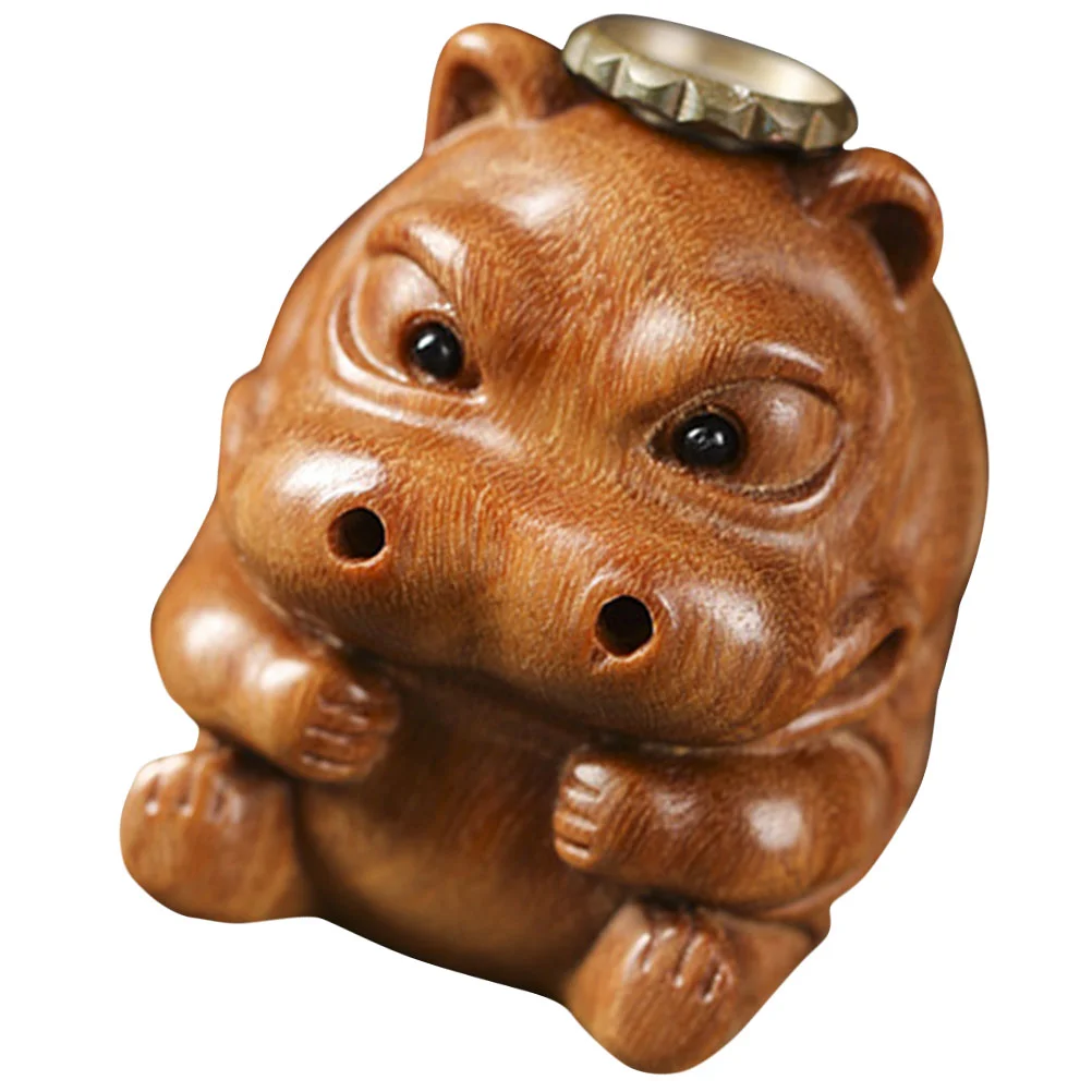 Censer Hippoburner Wooden Backflow Shaped Statue Wood Decor Desktop Adornment Artistic Holder Adorn
Censer Hippoburner Wooden Backflow Shaped Statue Wood Decor Desktop Adornment Artistic Holder Adorn