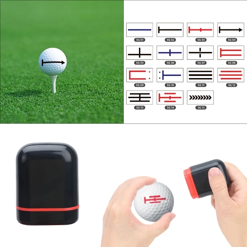 

69HD шарики для гольфа, Линейный Маркер, инструмент для выравнивания линии гольфовых шариков