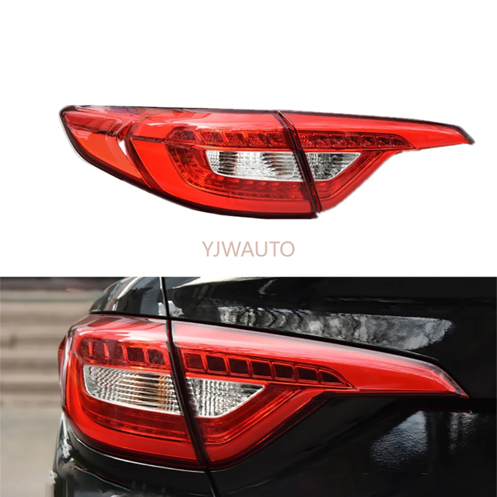 Задний фонарь для Hyundai Sonata 2015 ~ 2017, автомобильный фонарь в сборе, задний фонарь, сигнал поворота, стоп-сигнал Предупреждение фонарь для бампер...
Задний фонарь для Hyundai Sonata 2015 ~ 2017, автомобильный фонарь в сборе, задний фонарь, сигнал поворота, стоп-сигнал Предупреждение фонарь для бампер...