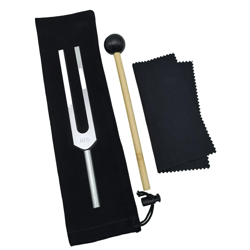 Aluminum Alloy Tuning Fork Tuning Fork Musical Instrument 440Hz With Hammer For Nervous System Testing Sound Healing Therapy
Aluminum Alloy Tuning Fork Tuning Fork Musical Instrument 440Hz With Hammer For Nervous System Testing Sound Healing Therapy