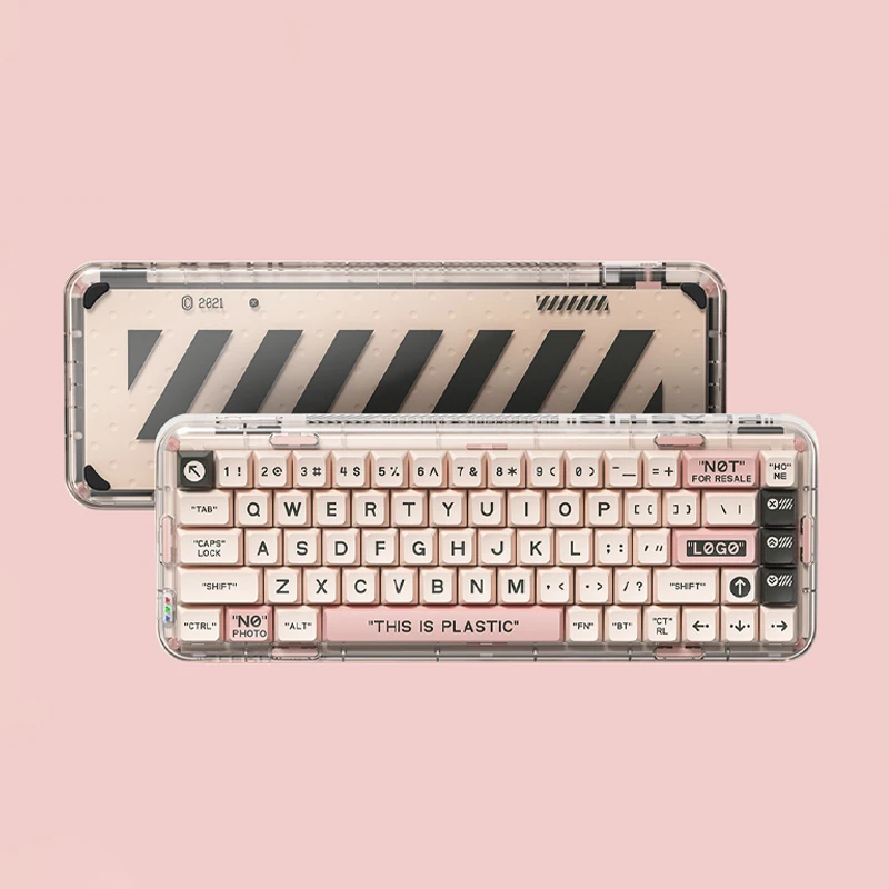 Melgeek Mojo68 Crystal Hot-swap Mechanical Keyboard Wireless Bluetooth Three-mode Rgb Backlit Custom Keyboard Transparent Body 
Melgeek Mojo68 Crystal Hot-swap Mechanical Keyboard Wireless Bluetooth Three-mode Rgb Backlit Custom Keyboard Transparent Body