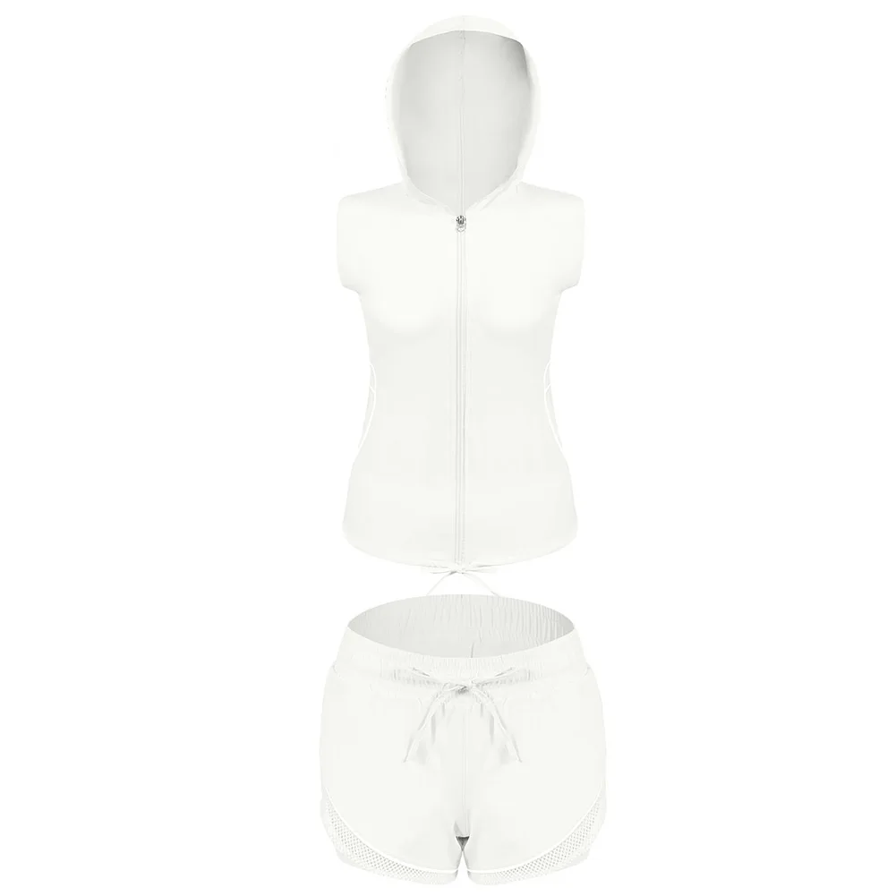 2 Pcs Outdoor Sports Suit Women Yoga Jacket and Shorts Breathable Running Fitness(white M)
2 Pcs Outdoor Sports Suit Women Yoga Jacket and Shorts Breathable Running Fitness(white M)