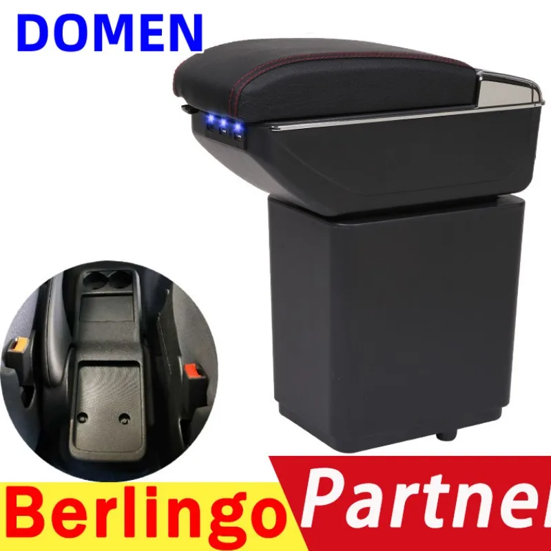 For Citroen Berlingo armrest box Original dedicated central armrest box modification accessories Dual Layer USB Charging
For Citroen Berlingo armrest box Original dedicated central armrest box modification accessories Dual Layer USB Charging