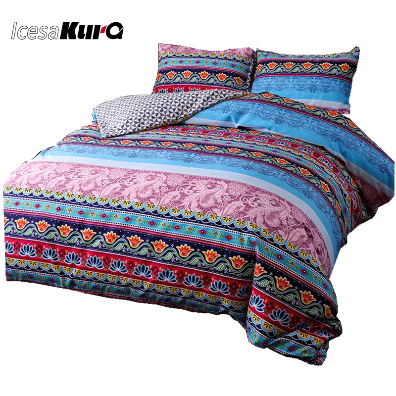 Multi-size Suitable 1.8m Bedding Set with Bohemian Ethnic Style Printing Three-piece Quilt Cover Pillowcase Bohemian Bedding
Multi-size Suitable 1.8m Bedding Set with Bohemian Ethnic Style Printing Three-piece Quilt Cover Pillowcase Bohemian Bedding