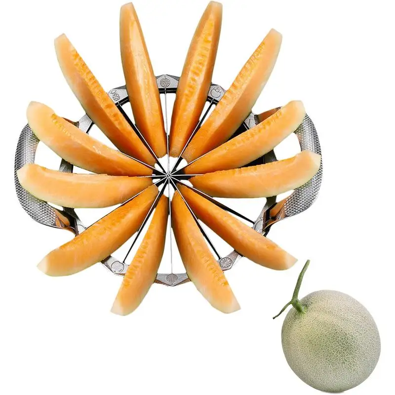 Stainless Steel Watermelon Cutter Stainless Steel Fruit Cutter With Non-Slip Handle Kitchen Small Tool For Watermelon Cantaloupe
Stainless Steel Watermelon Cutter Stainless Steel Fruit Cutter With Non-Slip Handle Kitchen Small Tool For Watermelon Cantaloupe