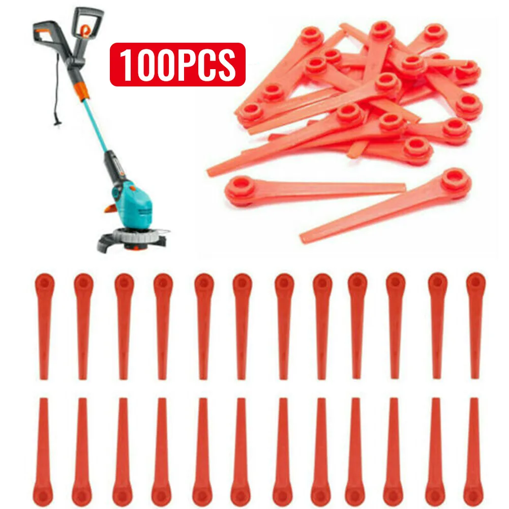 100 Plastic Replacement Blade Knives Fit ALDI/Hofer Cordless Trimmer Gardenline For GLART 18 Li AKKU Lawn Mower
100 Plastic Replacement Blade Knives Fit ALDI/Hofer Cordless Trimmer Gardenline For GLART 18 Li AKKU Lawn Mower