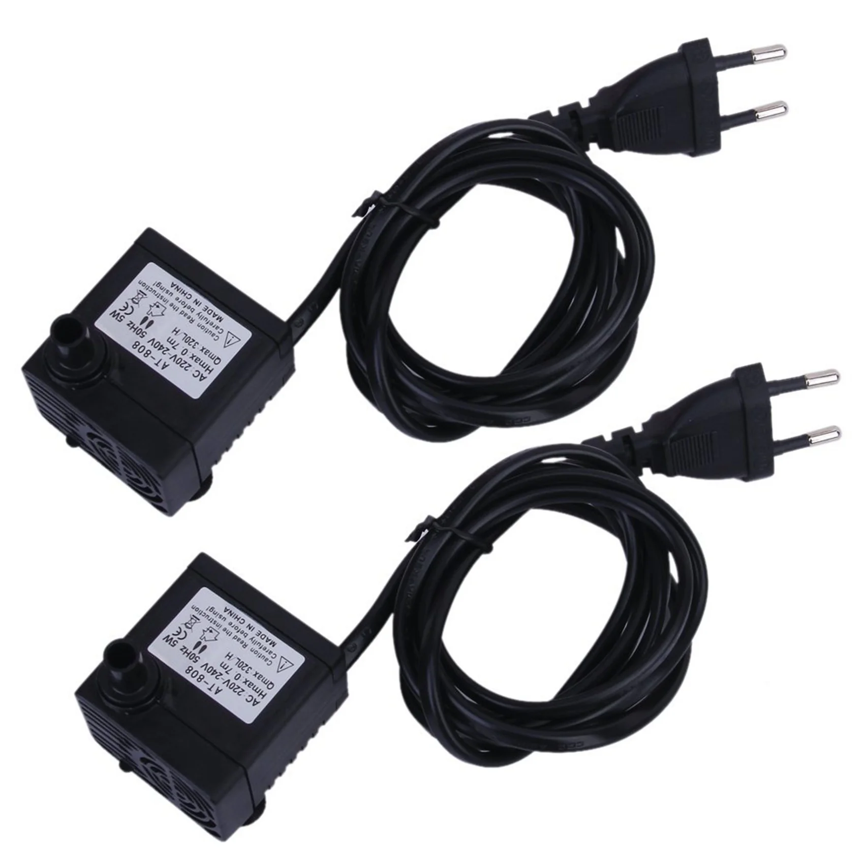 2X AC 220-240V 5W Submersible Water Pump for Aquarium Pond Fountain EU Plug
2X AC 220-240V 5W Submersible Water Pump for Aquarium Pond Fountain EU Plug