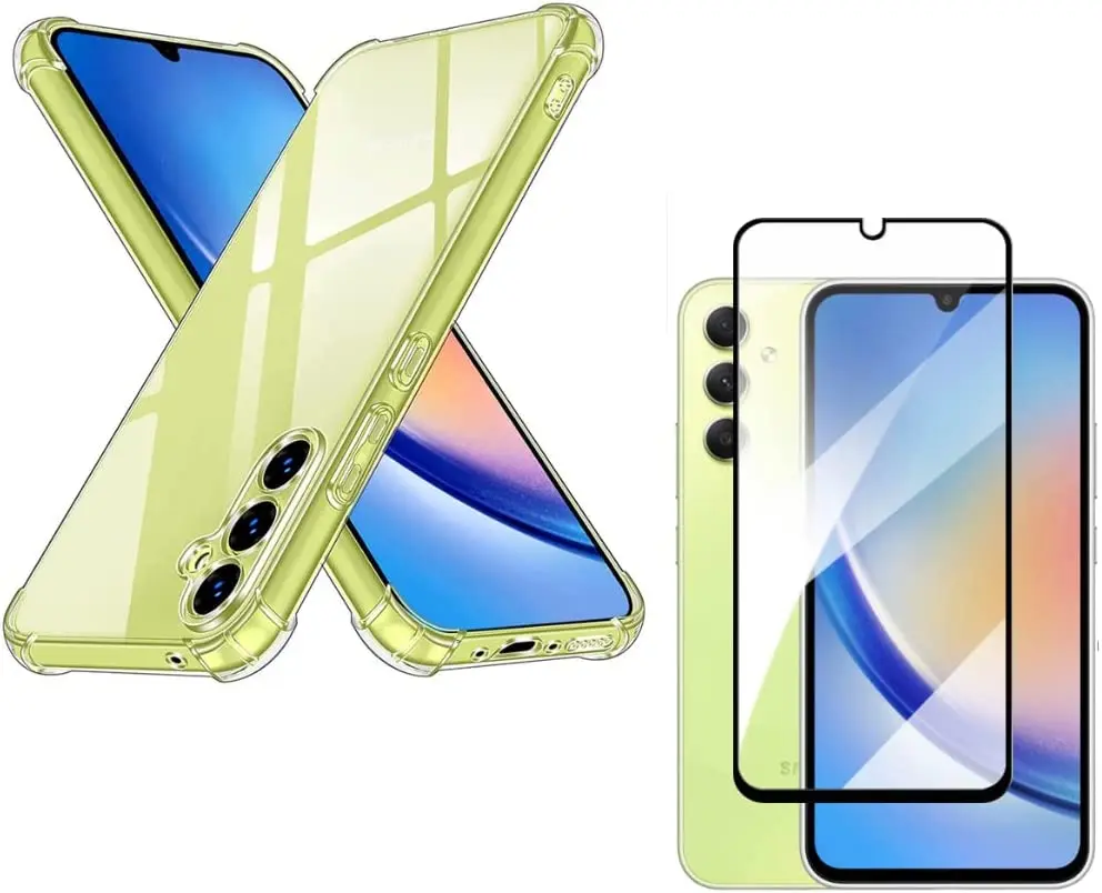 Case Cover Anti Impact + 3D Tempered Glass Film Compatible With Galaxy A54 5G - ()
Case Cover Anti Impact + 3D Tempered Glass Film Compatible With Galaxy A54 5G - ()
