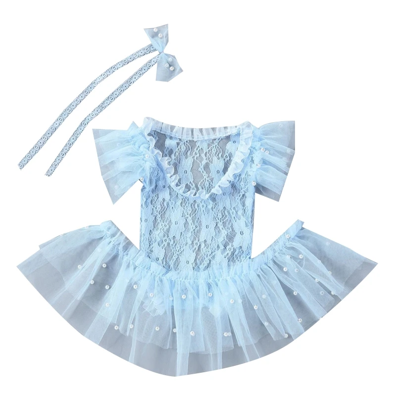 Neutral Photography Props Jumpsuits Set for Baby Newborn Infant 3pcs Lace Romper Pearl Mesh Skirt Photo Shooting Costume QX2D
Neutral Photography Props Jumpsuits Set for Baby Newborn Infant 3pcs Lace Romper Pearl Mesh Skirt Photo Shooting Costume QX2D