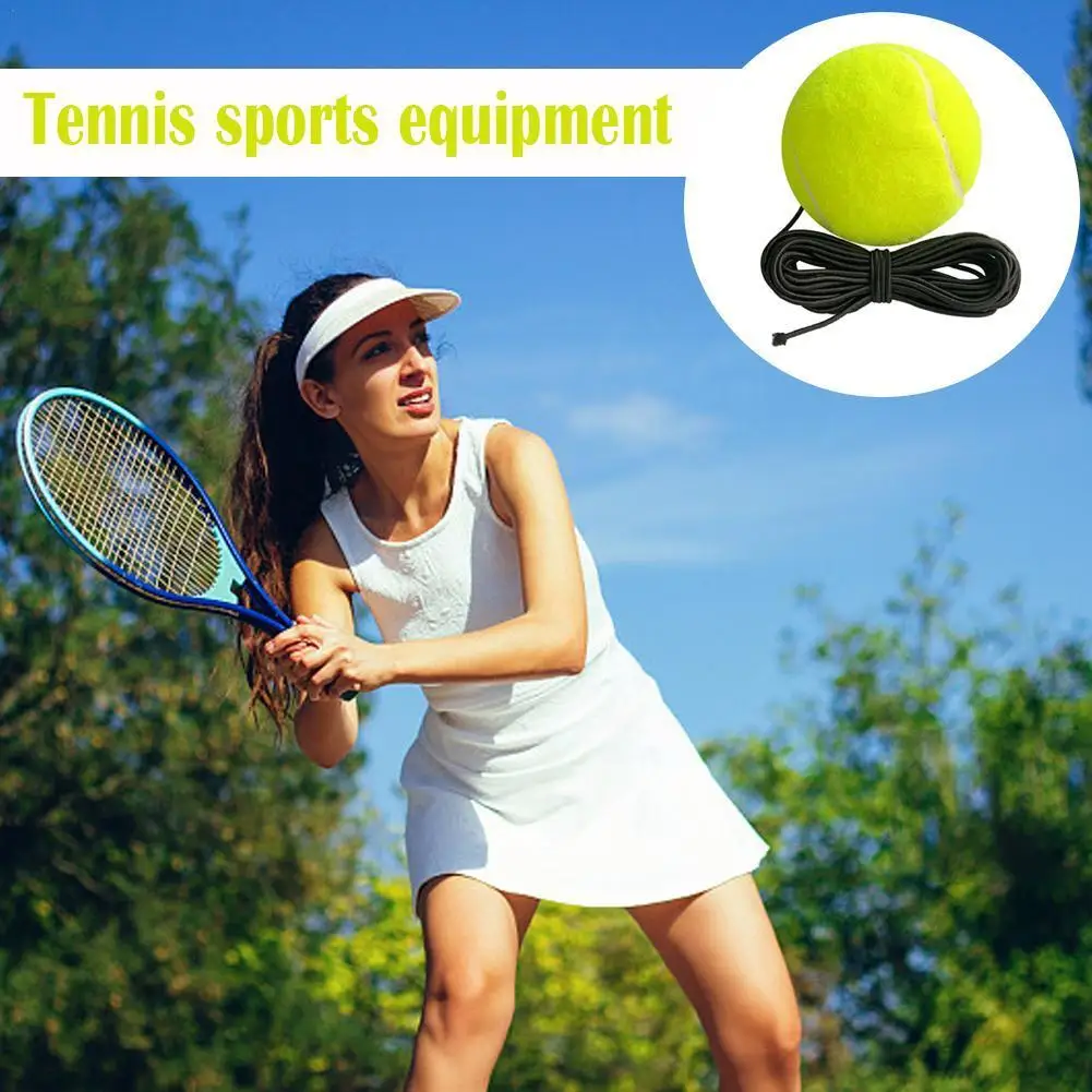 Professional Tennis Training Ball Tennis Ball With Durable Rope Ball Training Train Elastic Tool String Single Tennis Tenni I0A4
Professional Tennis Training Ball Tennis Ball With Durable Rope Ball Training Train Elastic Tool String Single Tennis Tenni I0A4