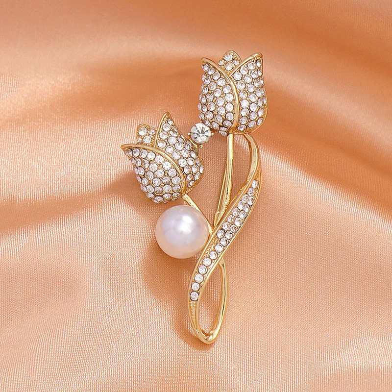Crystal Rhinestone Tulip Brooch Elegant Accessories Jewelry Women Brooches And Pins Fashion Jewelry Wedding Flowers Lapel Pin
Crystal Rhinestone Tulip Brooch Elegant Accessories Jewelry Women Brooches And Pins Fashion Jewelry Wedding Flowers Lapel Pin