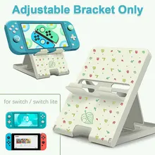 Adjustable Holder Stand For Nintendo Switch Lite Game Chassis Bracket Base Cradle With Two Prongs Portable Support For Phone
