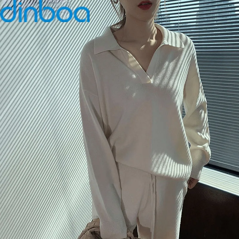 dinboa 2021 cashmere autumn winter polo Sweater Pullover women long sleeve oversize v-neck Neck basic chic ins sweater top
dinboa 2021 cashmere autumn winter polo Sweater Pullover women long sleeve oversize v-neck Neck basic chic ins sweater top