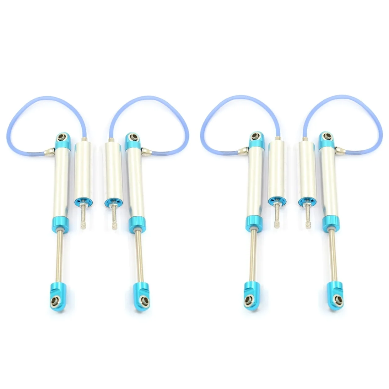 4Pcs Negative Pressure Piggyback Shock Absorber for 1/10 RC Crawler Axial SCX10 RR10 Wraith CAPRA Traxxas TRX4 TRX6,120
4Pcs Negative Pressure Piggyback Shock Absorber for 1/10 RC Crawler Axial SCX10 RR10 Wraith CAPRA Traxxas TRX4 TRX6,120