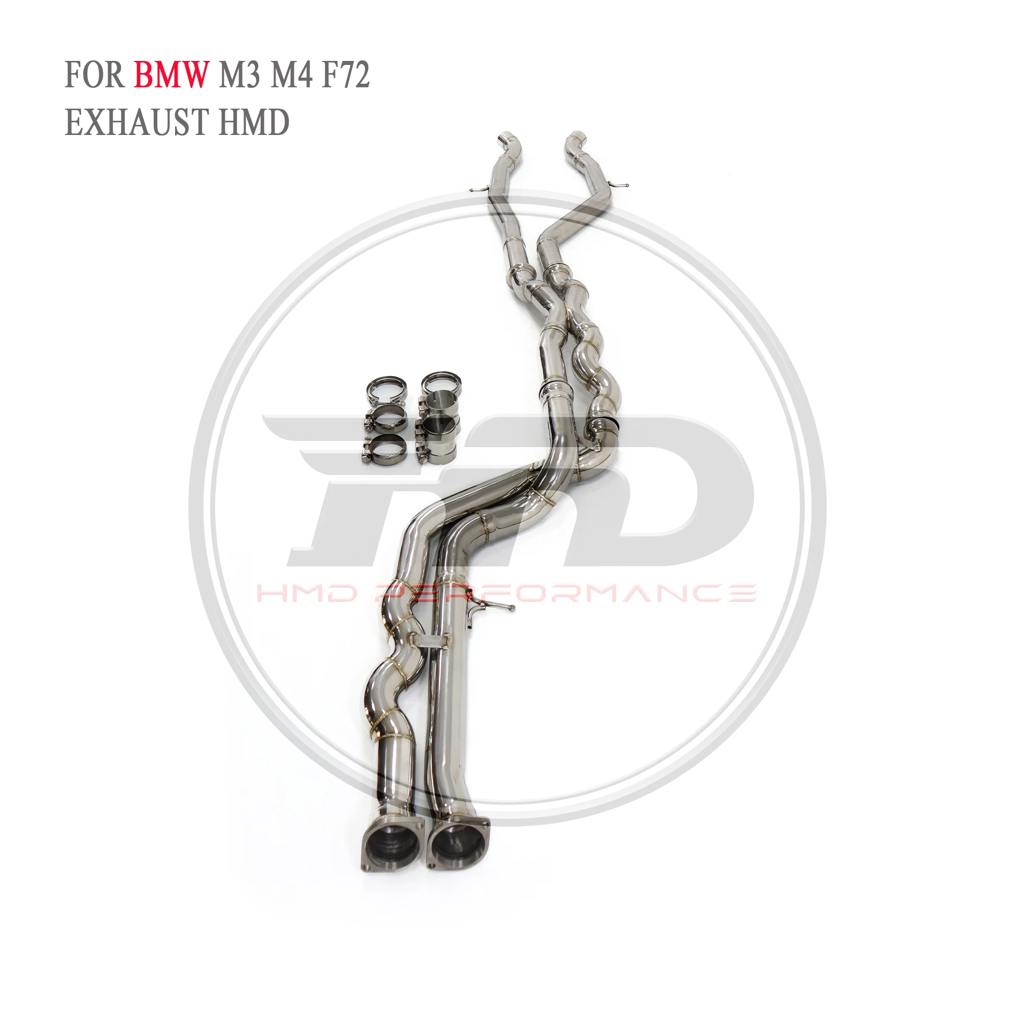 HMD Stainless Steel Exhaust For BMW M3 M4 Exhaust F80 F82 F83 S55 Exhaust Equal Length Midpipe With Resonator Twisted Design
HMD Stainless Steel Exhaust For BMW M3 M4 Exhaust F80 F82 F83 S55 Exhaust Equal Length Midpipe With Resonator Twisted Design