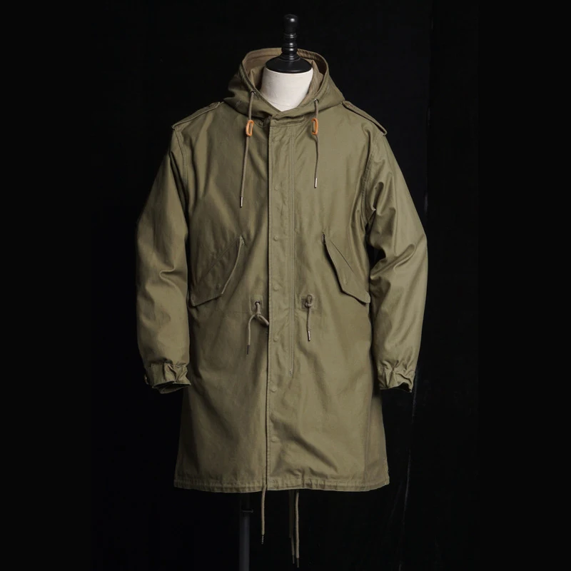American Vintage M51 Parka Jacket Hooded Zip Multi-pocket Loose Mid-Length Windbreaker Jacket Autumn Winter Casual Fishtail Coat
American Vintage M51 Parka Jacket Hooded Zip Multi-pocket Loose Mid-Length Windbreaker Jacket Autumn Winter Casual Fishtail Coat