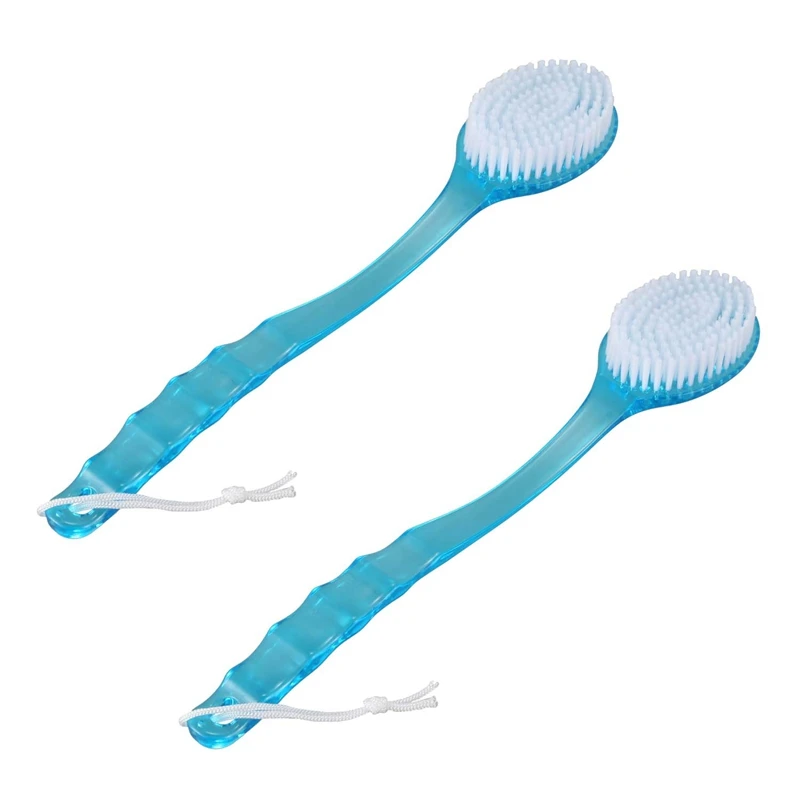 2X Long Handled Body Bath Shower Back Brush Scrubber Massager Disability Helper Blue
2X Long Handled Body Bath Shower Back Brush Scrubber Massager Disability Helper Blue