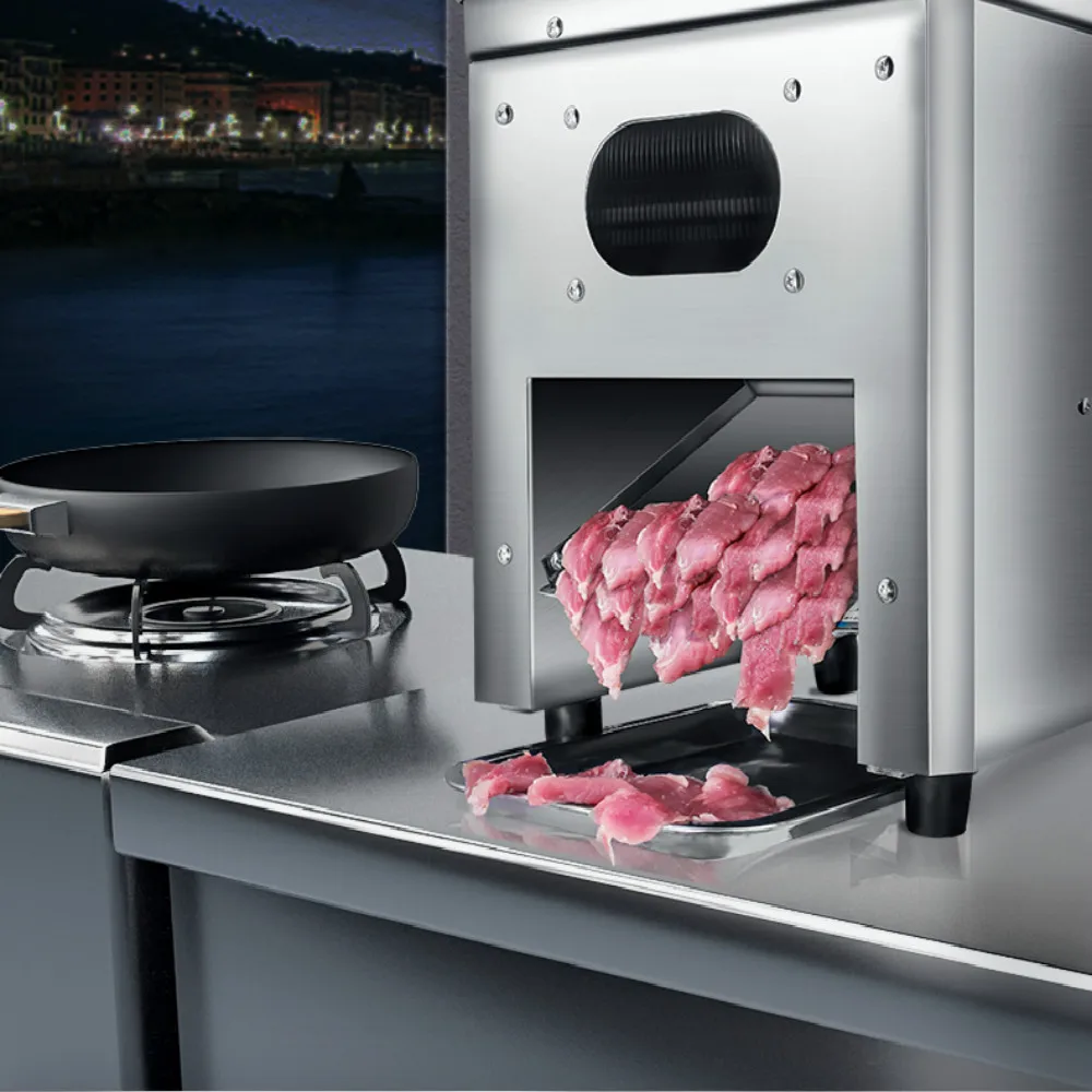 Stainless Steel Slicer Wire Cutter Fully Automatic Meat Grinder Sliced Meat Dicing Machine Electric Commercial Meat Slicer
Stainless Steel Slicer Wire Cutter Fully Automatic Meat Grinder Sliced Meat Dicing Machine Electric Commercial Meat Slicer