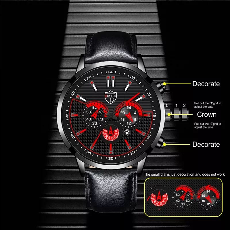 2022 Luxury Mens Business Leather Quartz Wrist Watch Fashion Men Sports Bracelet Watches Calendar Date Clock relogio masculino
2022 Luxury Mens Business Leather Quartz Wrist Watch Fashion Men Sports Bracelet Watches Calendar Date Clock relogio masculino