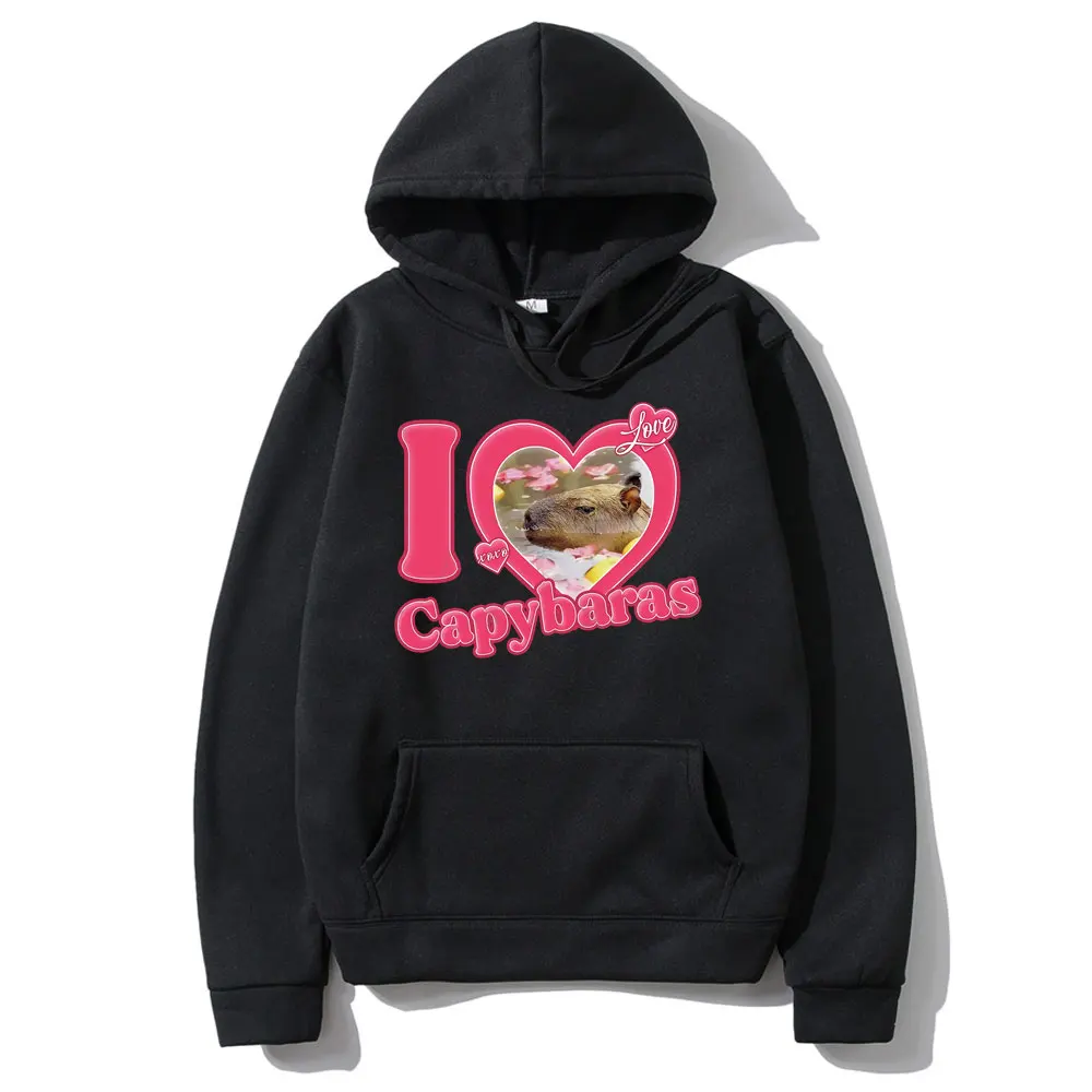 I Love Capybaras Print Hoodie Men Women Fashion Casual Loose Hoodies Female Hip Hop Hoody Man Funny Sweatshirt Cotton Streetwear
I Love Capybaras Print Hoodie Men Women Fashion Casual Loose Hoodies Female Hip Hop Hoody Man Funny Sweatshirt Cotton Streetwear