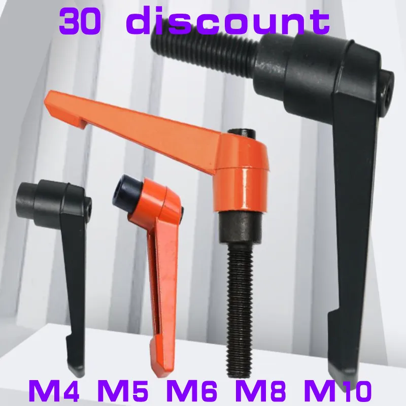 1pcs M4 M5 M6 M8 M10 Clamping Lever Machinery Adjustable Handle Clamping Handle Screws Bolt Locking External Male Thread Knob
1pcs M4 M5 M6 M8 M10 Clamping Lever Machinery Adjustable Handle Clamping Handle Screws Bolt Locking External Male Thread Knob