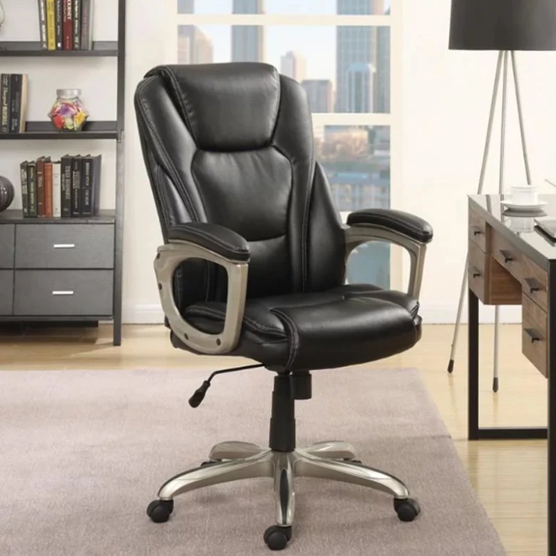 Serta Heavy-Duty Bonded Leather Commercial Office Chair with Memory Foam, 350 lb capacity, Black
Serta Heavy-Duty Bonded Leather Commercial Office Chair with Memory Foam, 350 lb capacity, Black