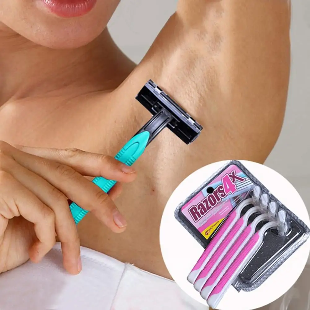 4 Pcs Razors Classic Disposable Women Razors Non-slip Manual Shaver Leg Hair Armpit Hair Remover (3-layer Blades)
4 Pcs Razors Classic Disposable Women Razors Non-slip Manual Shaver Leg Hair Armpit Hair Remover (3-layer Blades)
