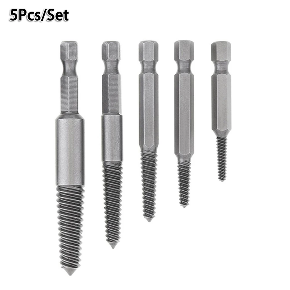 5Pcs Hex Screw Extractors Center Drill Bits Broken Damaged Screw Extractor Drill Bit Guide Set Broken Bolt Remover Power Tools
5Pcs Hex Screw Extractors Center Drill Bits Broken Damaged Screw Extractor Drill Bit Guide Set Broken Bolt Remover Power Tools