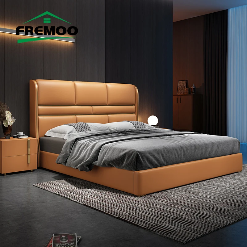 Nordic Simple Style Wooden Comfortable Doble Bed Double Bed Box Fashionable Confortable Master Bedroom Lit 2 Personnes
Nordic Simple Style Wooden Comfortable Doble Bed Double Bed Box Fashionable Confortable Master Bedroom Lit 2 Personnes