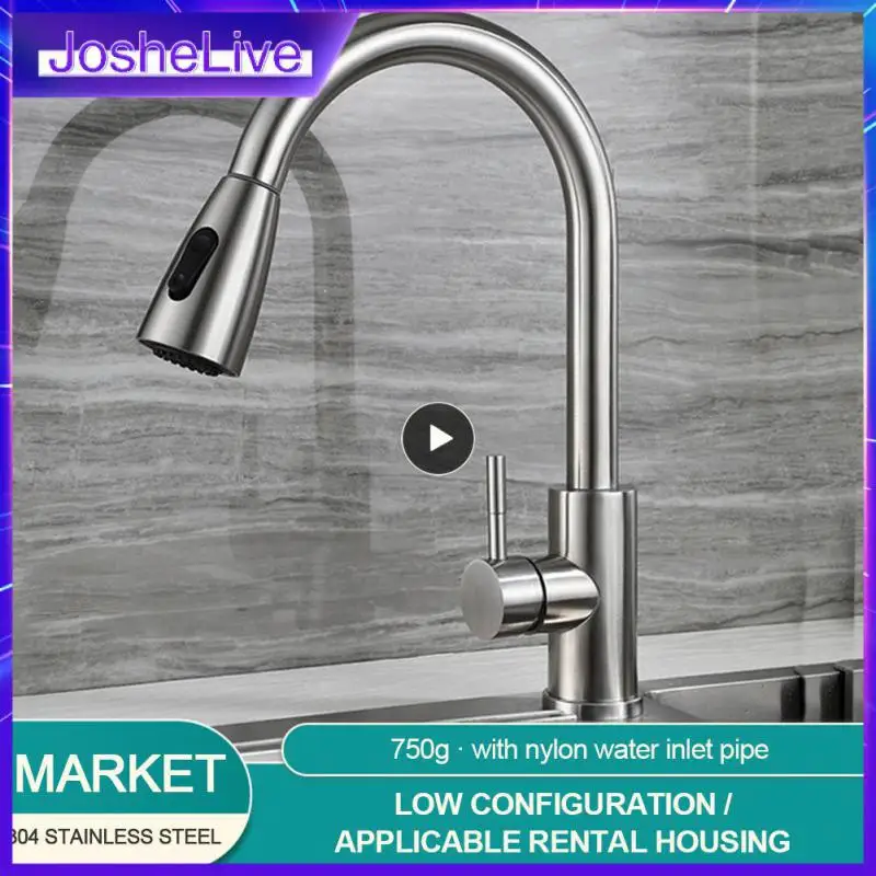 Kitchen Faucets Brushed Nickel Pull Out Kitchen Sink Water Tap Mixer 360 Rotation Stream Sprayer Head Hot Cold Taps For kitchen
Kitchen Faucets Brushed Nickel Pull Out Kitchen Sink Water Tap Mixer 360 Rotation Stream Sprayer Head Hot Cold Taps For kitchen
