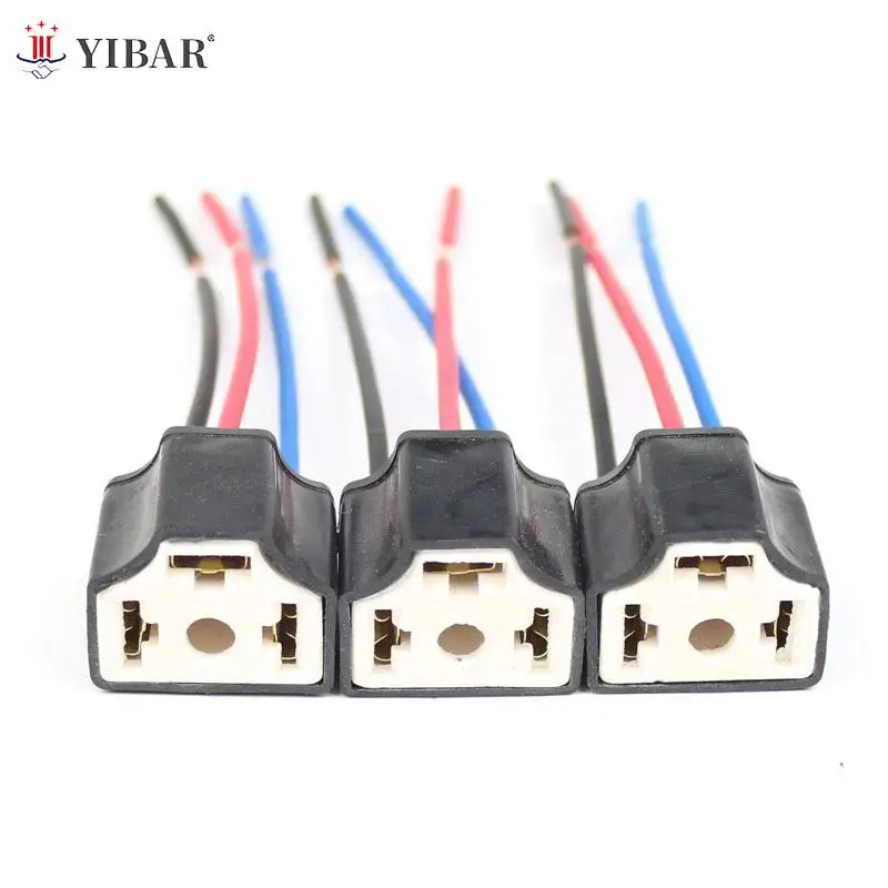 1PC H4 Three Holes Ceramic Wire Wiring Car Head Light Bulb Lamp Harness Socket Plug Hot Sale Auto h4 connector plug car products
1PC H4 Three Holes Ceramic Wire Wiring Car Head Light Bulb Lamp Harness Socket Plug Hot Sale Auto h4 connector plug car products